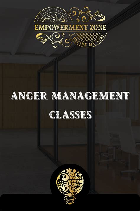 what is the purpose of anger management classes
