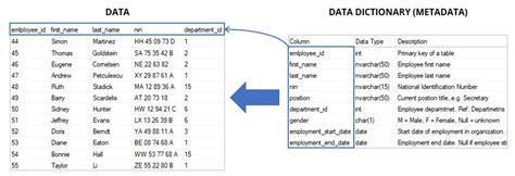 what is the purpose of data dictionary in dbms