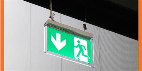 what is the purpose of emergency lighting select two