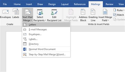 what is the purpose of mail merge in word processing
