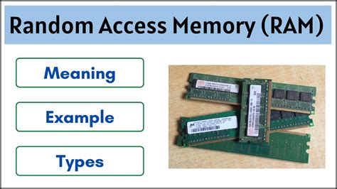what is the purpose of ram random access memory in computing systems