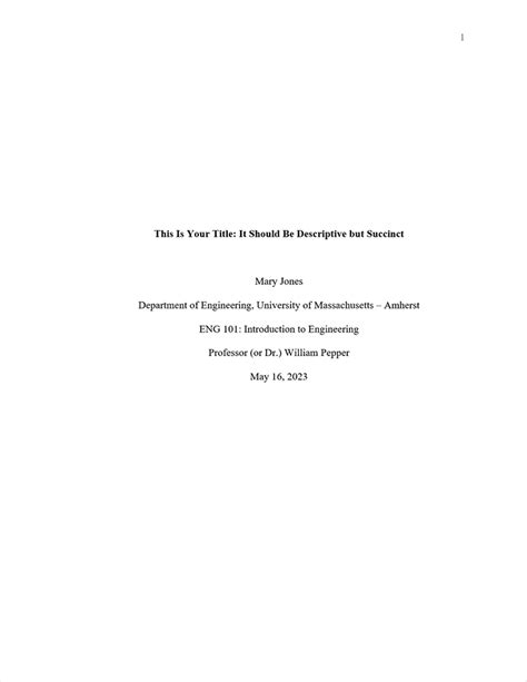 what is the purpose of title page