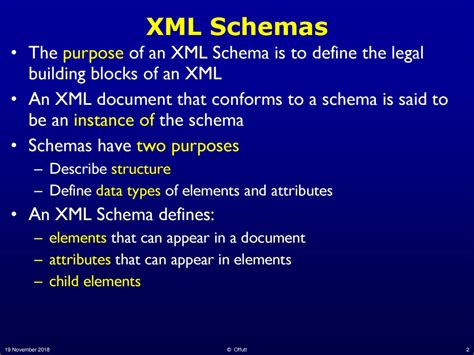 what is the purpose of xml schema
