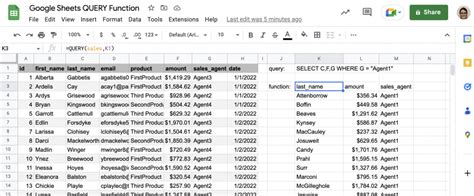 what is the query function in google sheets