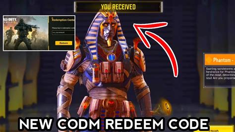what is the redeem code in codm
