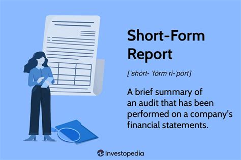 what is the short form of report