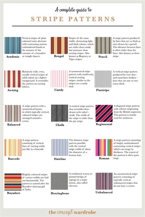 what is the stripe pattern called