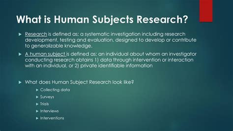 what is the subject in research