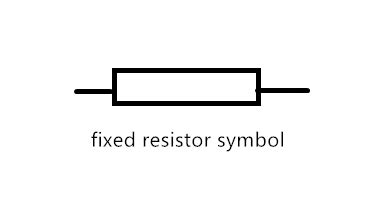 what is the symbol for a fixed resistor in a circuit diagram
