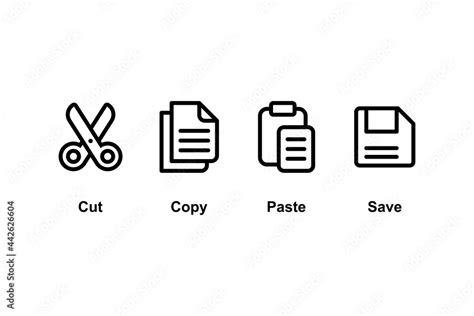 what is the symbol of copy and paste