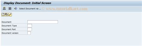 what is the tcode for display document in sap