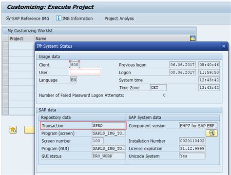 what is the tcode for display project in sap