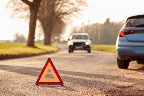 what is the triangle sign on a car