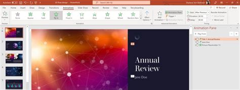 what is the use of animation pane in powerpoint