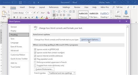 what is the use of autocorrect feature in word