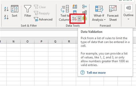 what is the use of data validation in excel class 8
