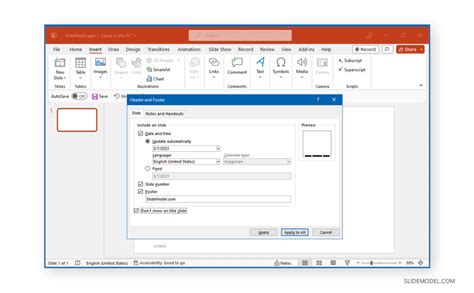 what is the use of header and footer in powerpoint