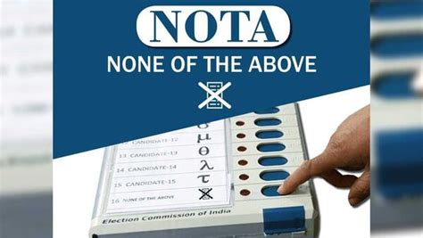 what is the use of nota in election