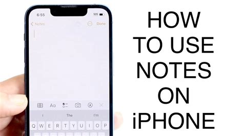 what is the use of notes in iphone