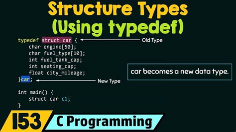 what is the use of typedef in structures