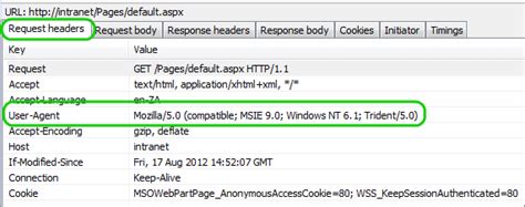 what is the user agent header