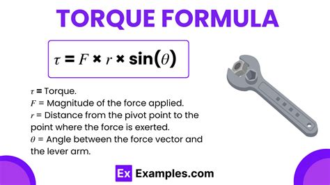 what is the vector formula of torque