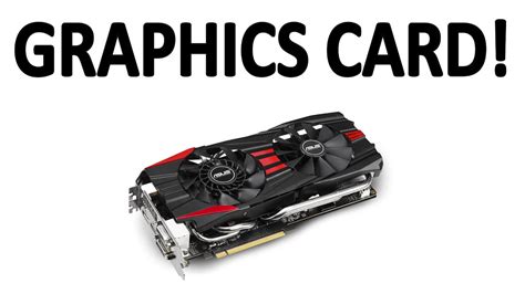 what is the work of graphics card in computer