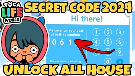 what is toca boca secret code