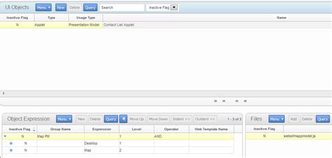 what is toggle applet in siebel