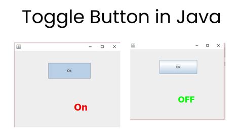 what is toggle button in java