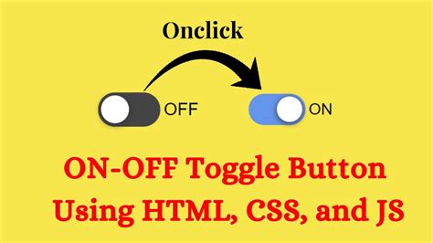 what is toggle button in javascript