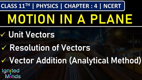 what is unit vector class 11th physics