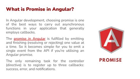 what is use of promise in angular