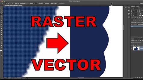 what is used to create a raster image in photoshop
