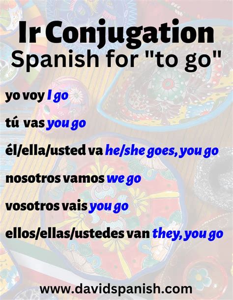 what is used to go in spanish