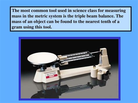 what is used to measure mass in science