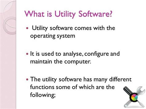 what is utility software in simple words