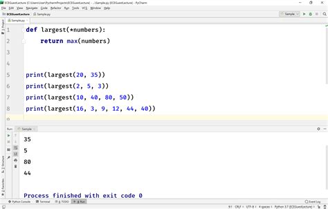 what is variable length argument in python with example