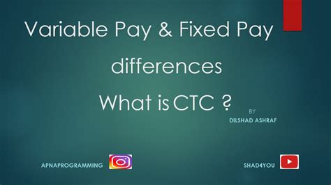 what is variable pay in ctc