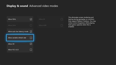 what is variable refresh rate xbox