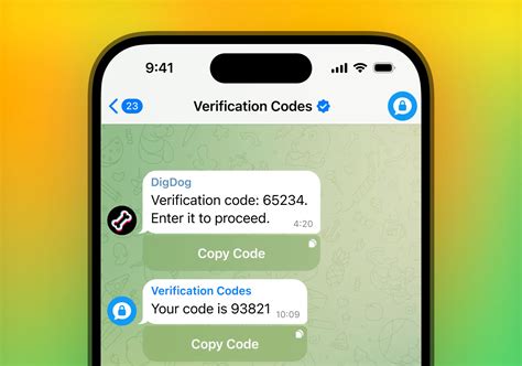 what is verification code for telegram x