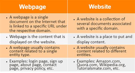 what is website explain the web page