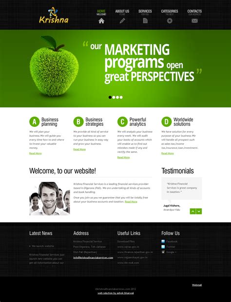 what is website templates with examples