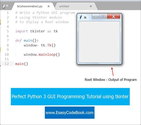 what is window in tkinter