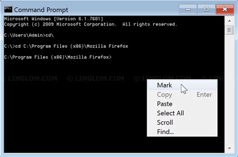 what is windows command for paste
