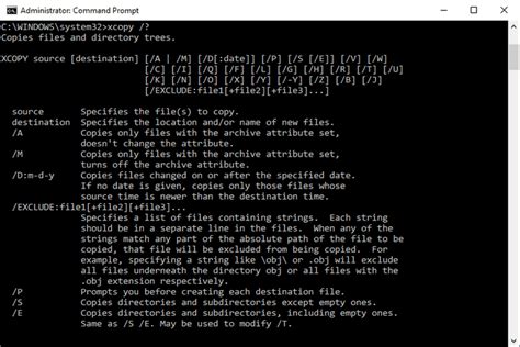 what is xcopy command in dos