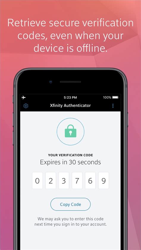 what is xfinity verification code