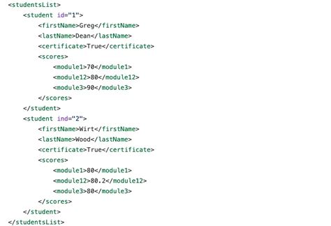 what is xml data