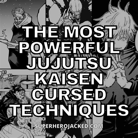 what kind of cursed techniques are there in jjk