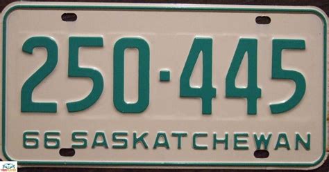 what license plate is green and white